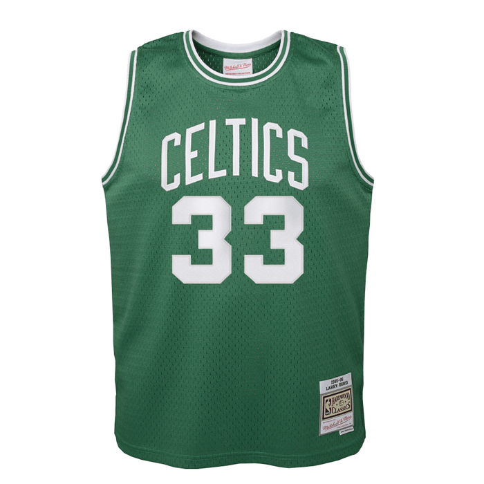 Youth Larry Bird Boston Celtics Mitchell & Ness NBA Green Throwback Jersey - Unisex