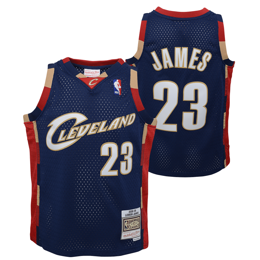 Basketball shirt Mitchell & Ness Lebron James Cleveland Cavaliers Red/S