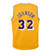 Mitchell & Ness Youth Jersey Youth Magic Johnson Los Angeles Lakers Mitchell & Ness NBA Gold Throwback Jersey