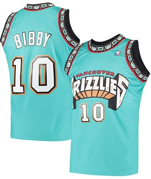 NBA Swing Man Jersey Grizzlies 00 Mike Bibby – SilverstarClothingStore