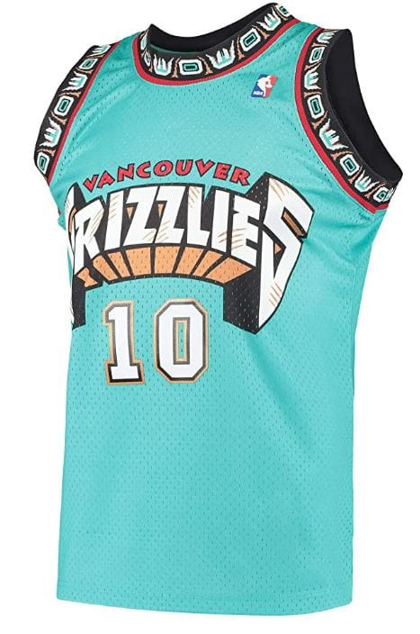 Vancouver Grizzlies Mike Bibby Teal jersey-NBA NWT by Mitchell