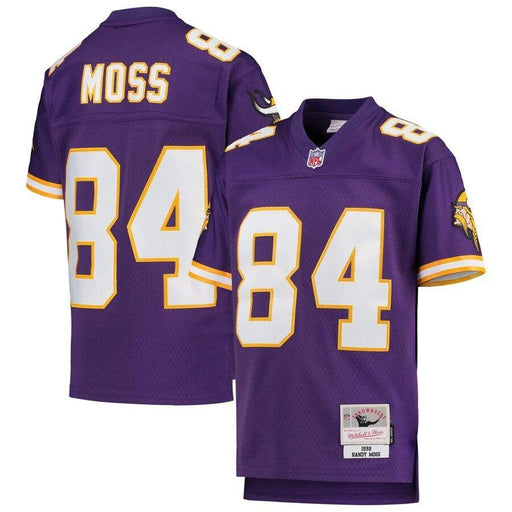 Randy Moss Minnesota Vikings Mitchell & Ness Youth 1998 Legacy Retired Player Jersey - Purple