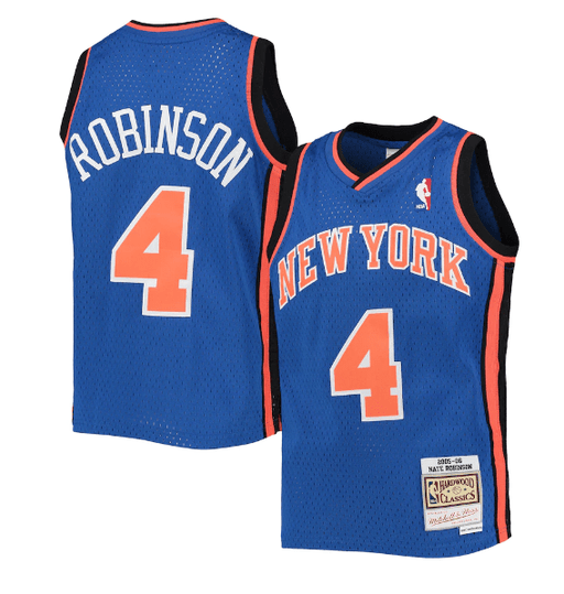 Mitchell & Ness Youth Jersey Youth Nate Robinson New York Knicks Mitchell & Ness Blue NBA Throwback Jersey