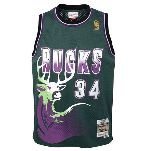 Youth Ray Allen Jersey Milwaukee Bucks Mitchell Ness Throwback