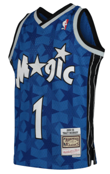 Youth Tracy McGrady Orlando Magic Mitchell & Ness Blue 2000 NBA Throwback Jersey