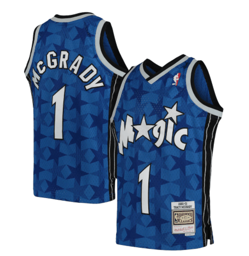 Youth Tracy McGrady Orlando Magic Mitchell & Ness Blue 2000 NBA Throwback Jersey