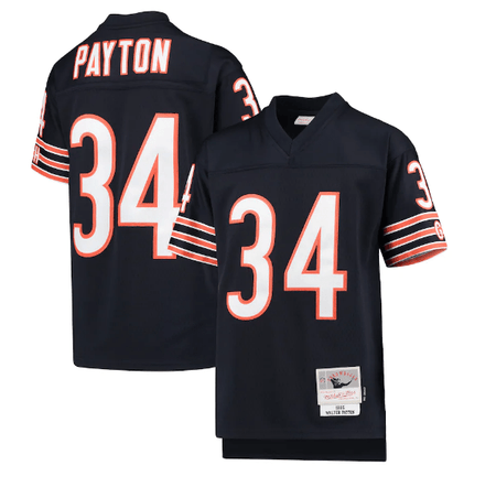 Walter Payton #34 Chicago Bears Legacy Throwback NFL Jersey Navy