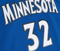 Karl-Anthony Towns Minnesota Timberwolves Mitchell & Ness 2015-16 Blue Throwback Swingman Jersey