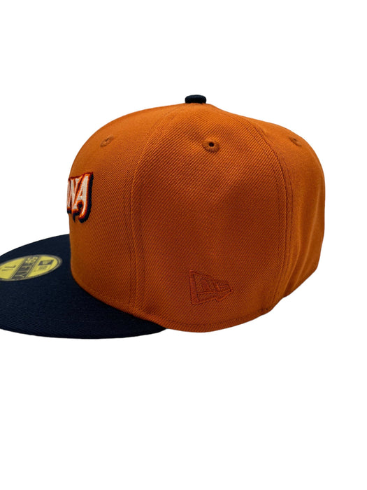 New Era Fitted Hat Arizona Diamondbacks New Era Burnt Orange Custom Side Patch 59FIFTY Fitted Hat