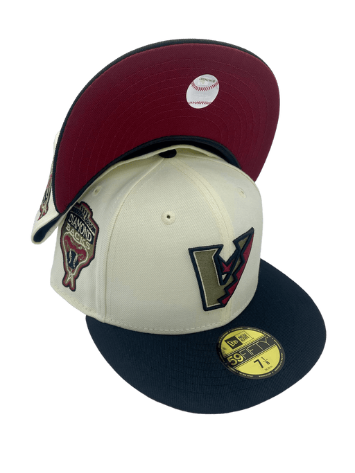 Detroit Tigers New Era Custom Cream MP5 Side Patch 59FIFTY Fitted Hat, 8 / Cream