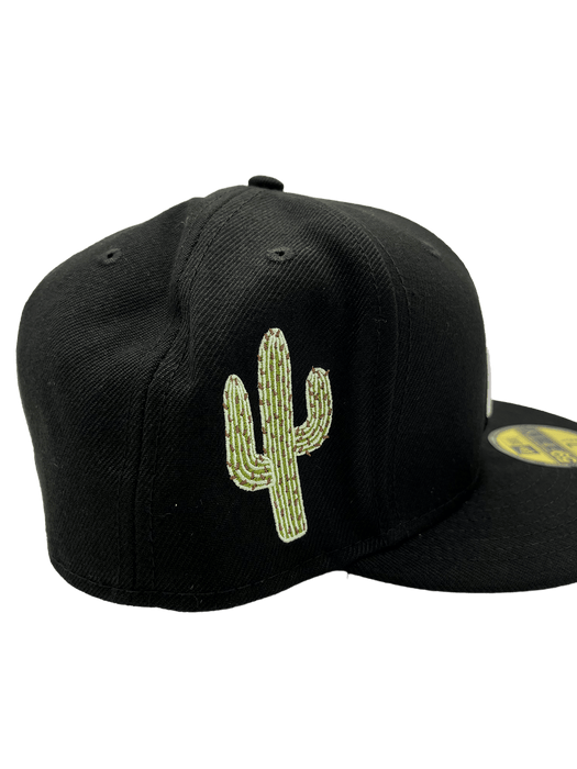 Arizona Diamondbacks New Era Custom 59Fifty Black UV Logos Patch Fitted Hat