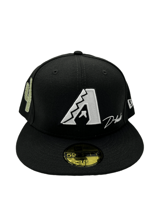 Men’s Arizona Diamondbacks Black AKA Patch 59FIFTY Fitted Hats