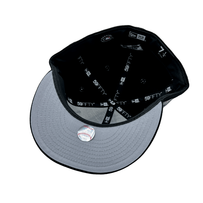 New Era Fitted Hat Arizona Diamondbacks New Era Custom Black Pinwheel Side Patch 59FIFTY Fitted Hat