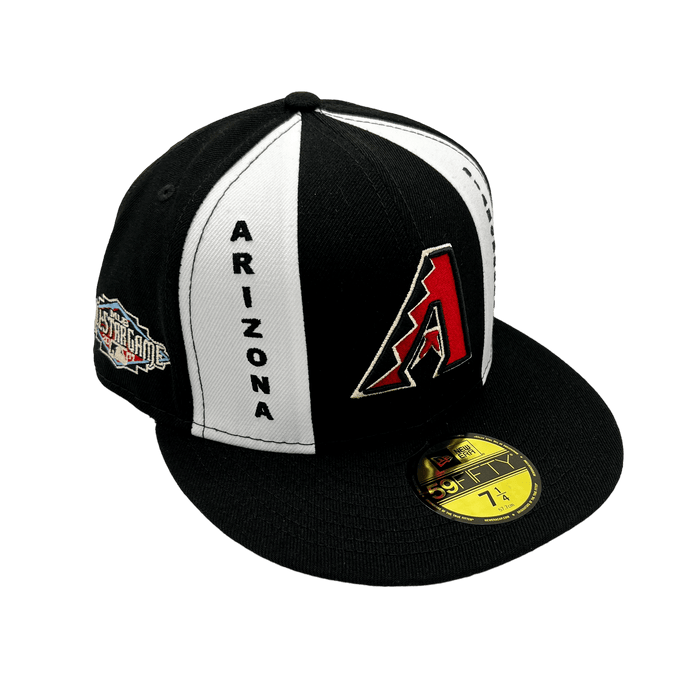 Arizona Diamondbacks New Era Custom Black Pinwheel Side Patch 59FIFTY Fitted Hat, 7 1/2 / Black
