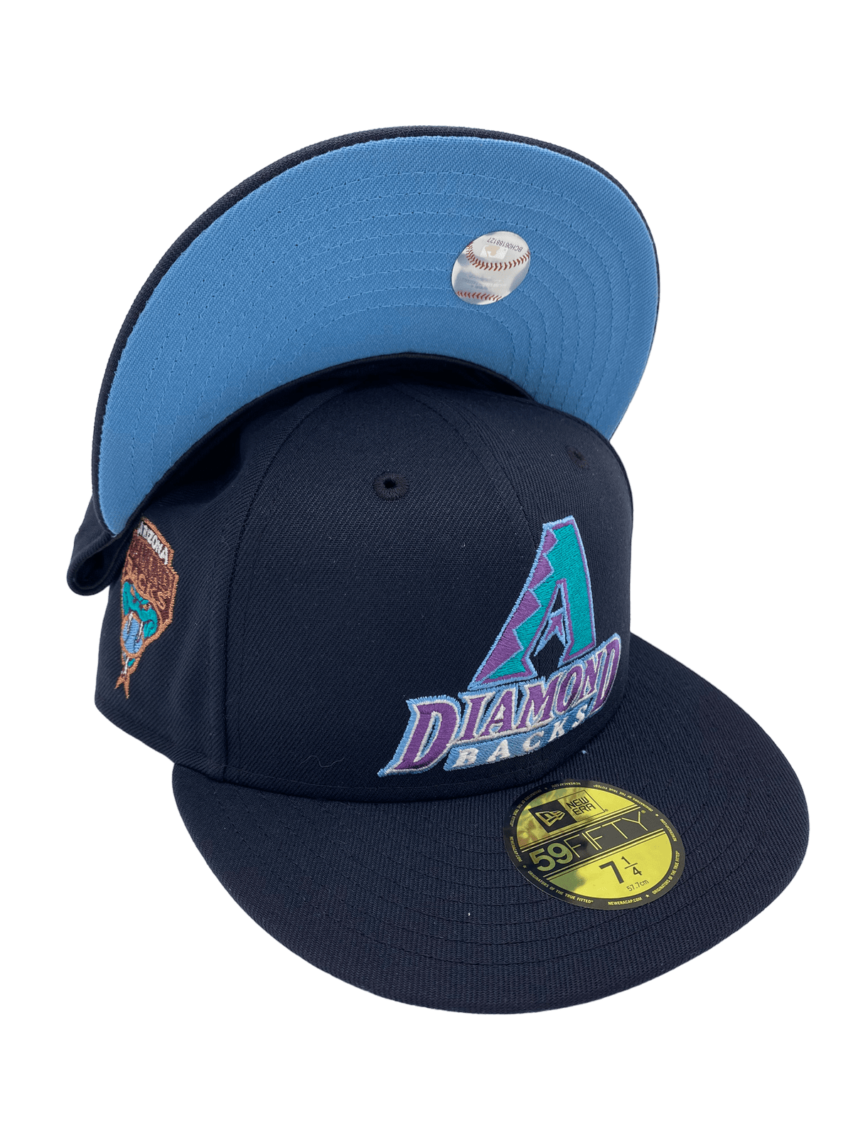 Arizona Diamondbacks New Era Blue JS Custom Side Patch 59FIFTY Fitted Hat