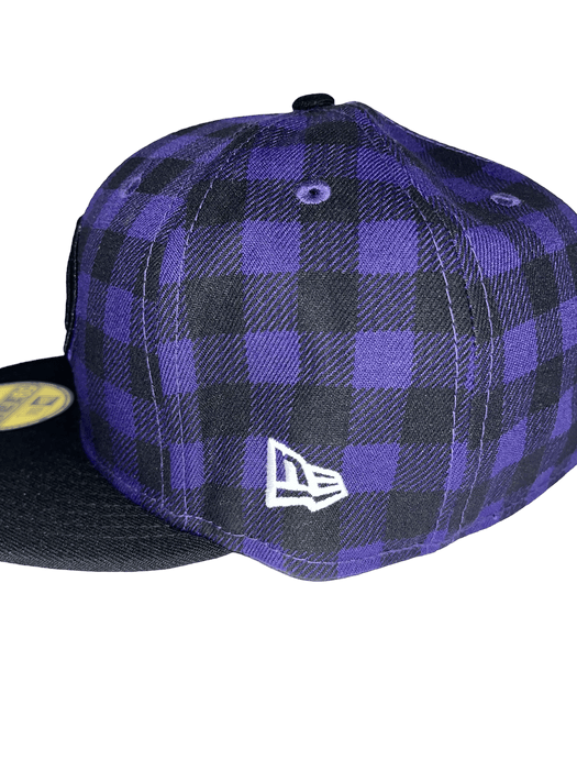 Arizona Diamondbacks New Era Plaid Top Custom Side Patch 59FIFTY Fitted Hat