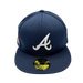 Atlanta Braves New Era Custom Navy Mesh Ninties Side Patch 59FIFTY Fitted Hat