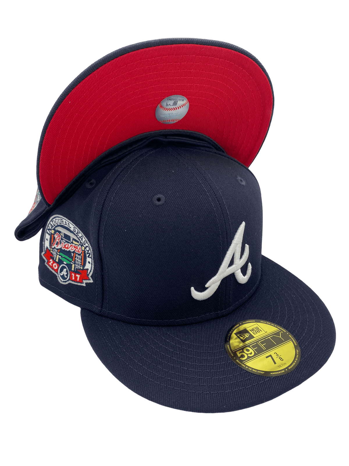 Custom Men's Atlanta Braves Alternate Jersey - Red Authentic