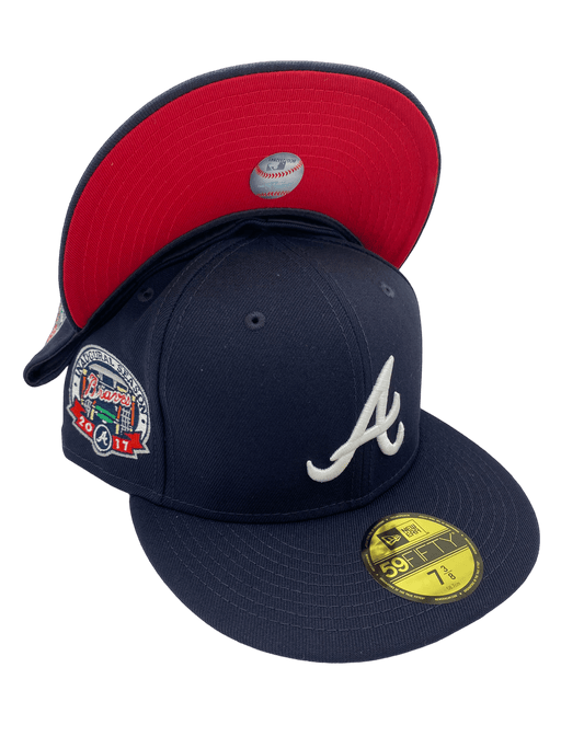 Atlanta Braves Basic 59FIFTY Red New Era Fitted Hat