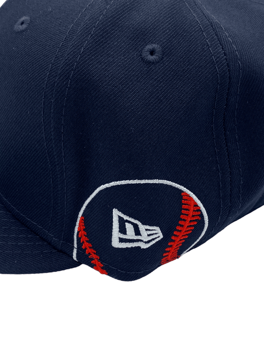 Atlanta Braves New Era 59Fifty Mens Navy Blue Baseball Cap Hat