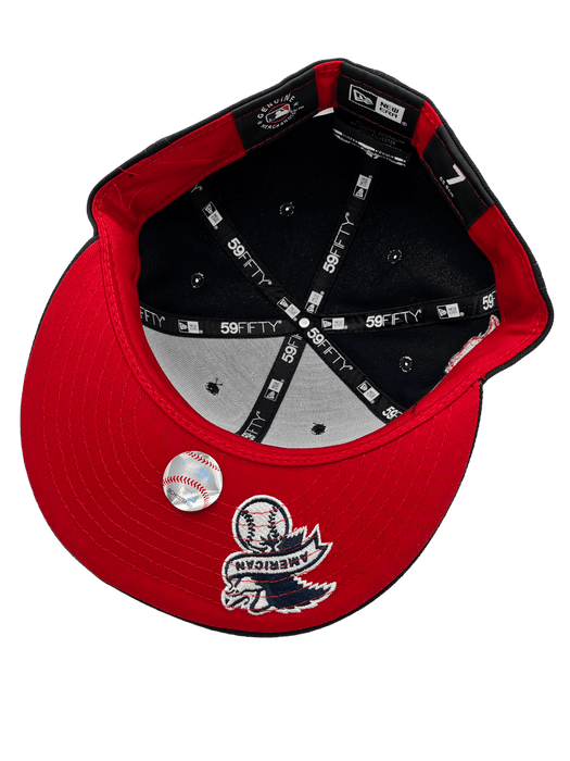 Boston Red Sox New Era Custom 59FIFTY Navy Visor Patch Fitted Hat, 8 / Navy