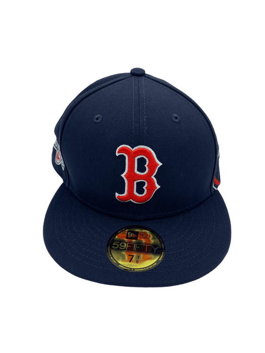 Boston Red Sox New Era Custom Navy Patches All Over 59FIFTY Fitted Hat