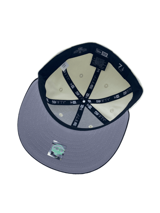 Toronto Blue Jays New Era Custom Cream Chocolate Velvet Side Patch 59FIFTY Fitted Hat, 7 5/8 / Cream