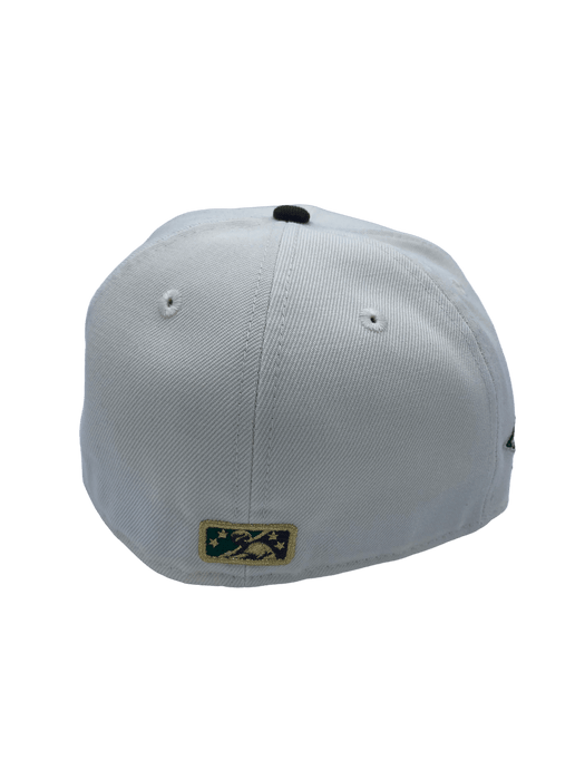 Men's New Era Cream/Gray Kansas City Royals Chrome Anniversary 59FIFTY Fitted Hat