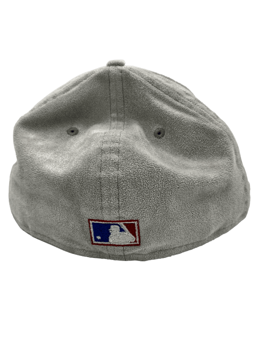 Chicago Cubs New Era Custom 59FIFTY Gray Metallic Suede Patch Fitted Hat, 7 5/8 / Gray
