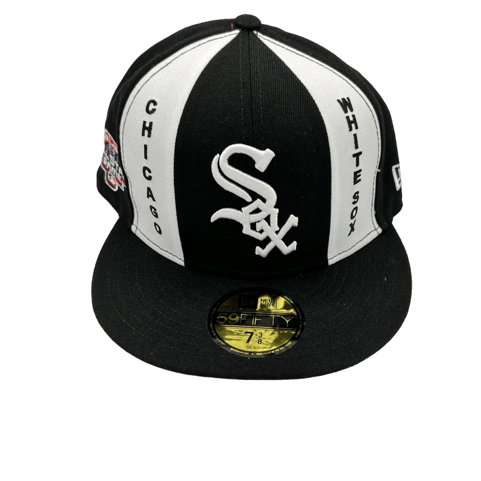 Chicago White Sox New Era Custom Black Pinwheel Side Patch 59FIFTY Fitted Hat