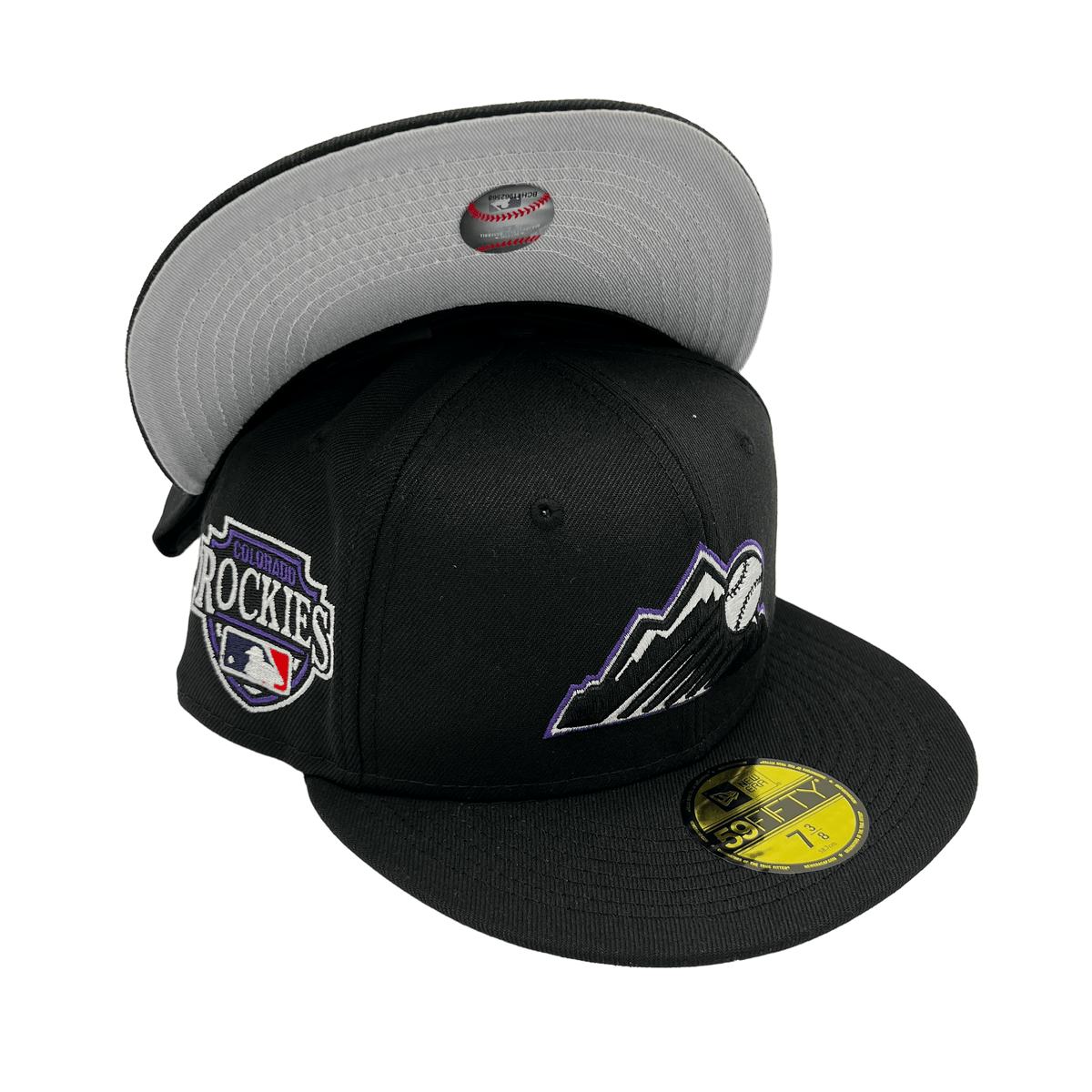 Colorado Rockies New Era Custom Black Fairway 59FIFTY Fitted Hat