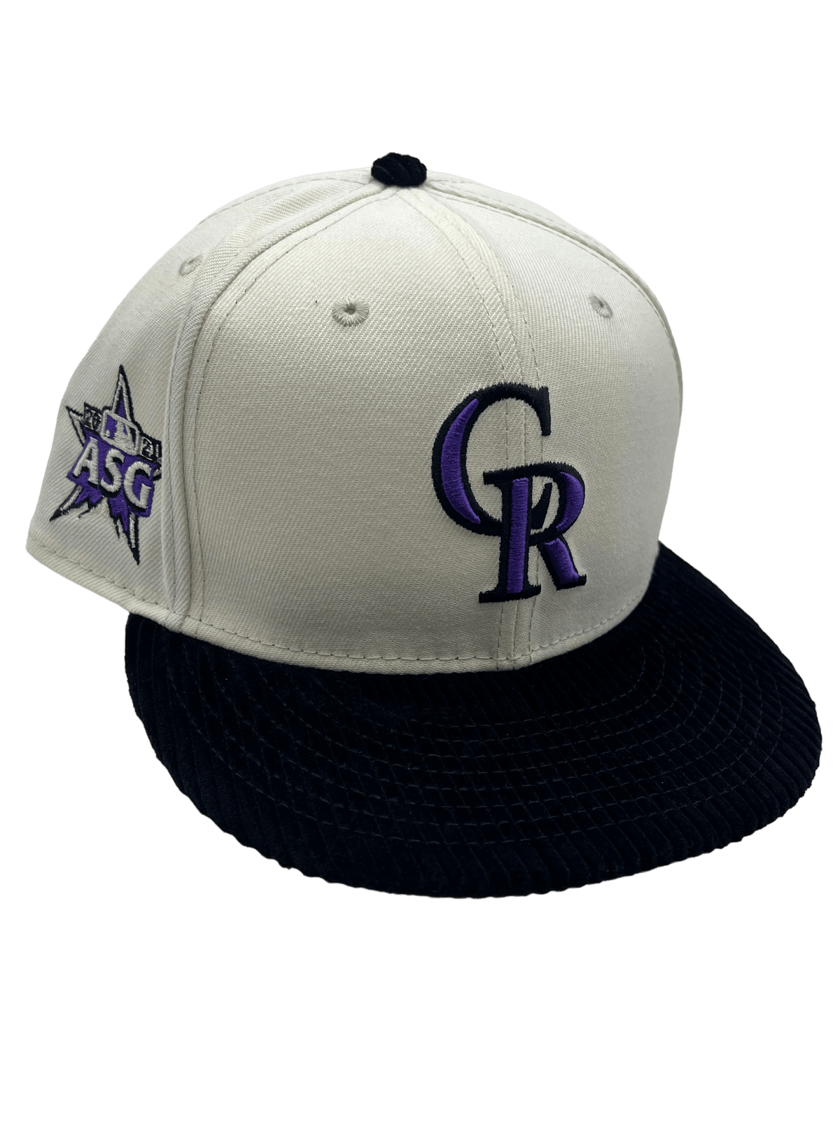 New Era Colorado Rockies Winter Cabin Corduroy 59FIFTY Fitted Hat