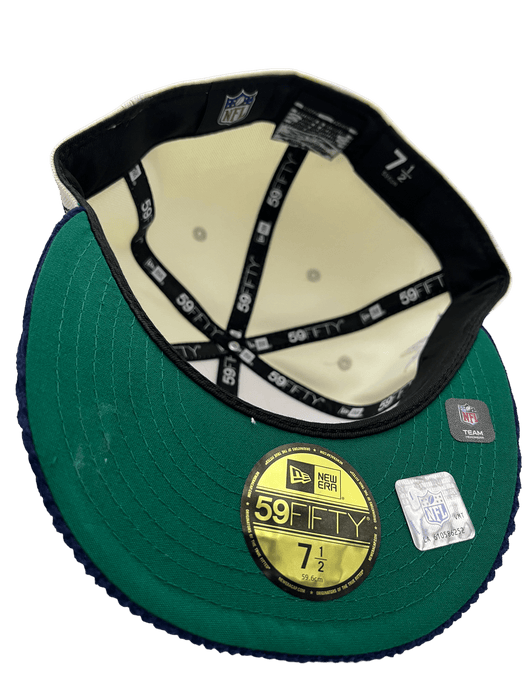Men's New Era Chicago Bulls Cream and Green 59FIFTY Fitted Hat