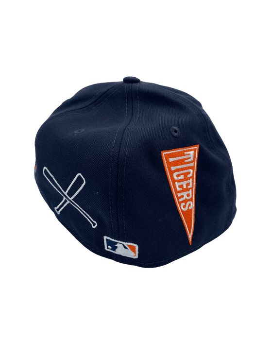 Detroit Tigers New Era Custom Navy Patches All Over 59FIFTY Fitted Hat