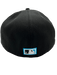 New Era Fitted Hat Florida Marlins New Era Custom 59Fifty Black Logo Sweatband Fitted Hat