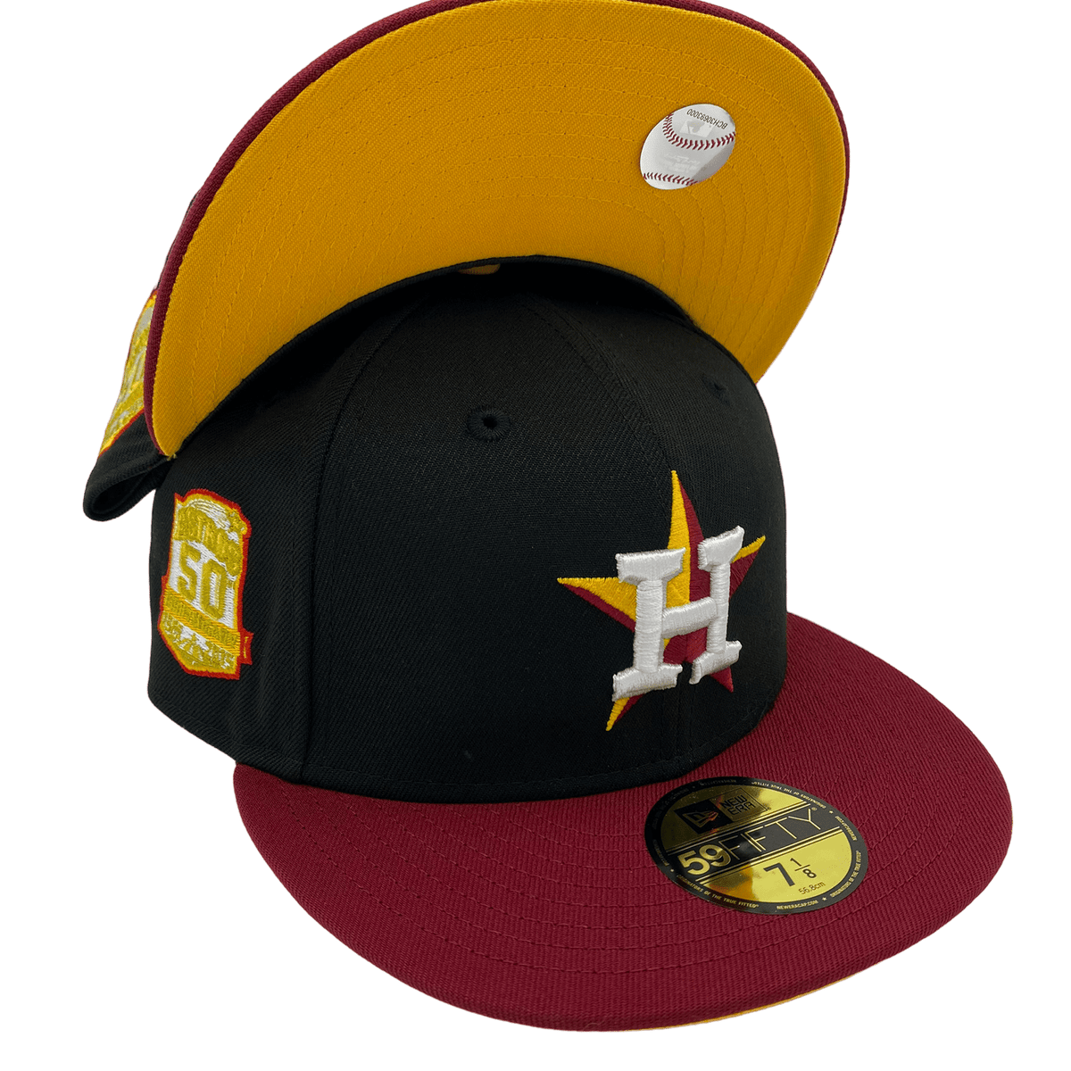 Men's Astros World Series & Throwback Patch Gold Jersey V2 - All