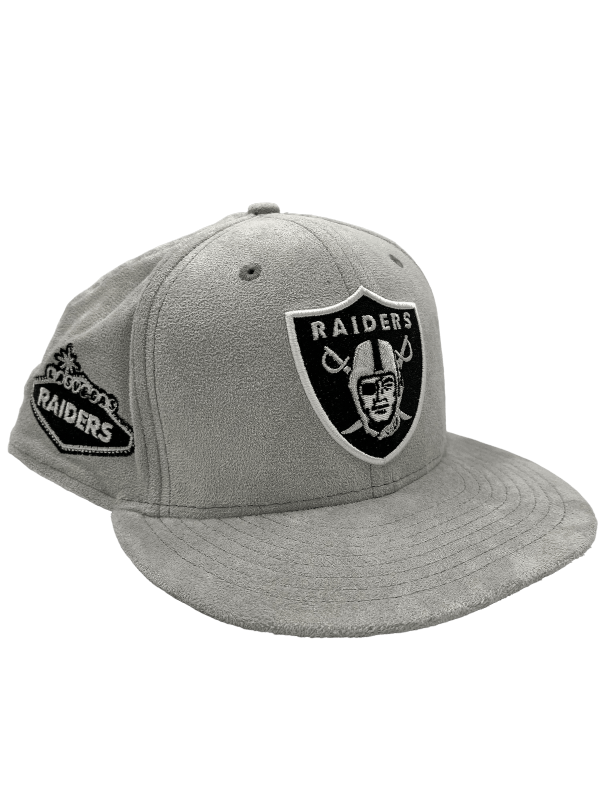 NHL Washington Capitals Vintage Suede Grey Snapback Hat, Men's, Gray