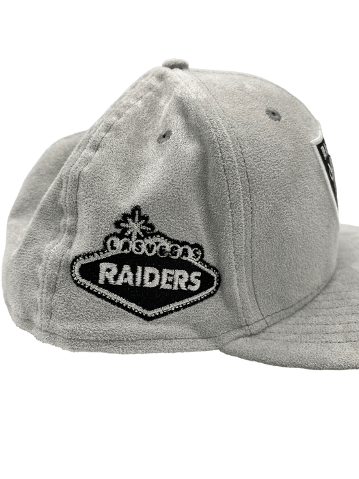 NHL Washington Capitals Vintage Suede Grey Snapback Hat, Men's, Gray