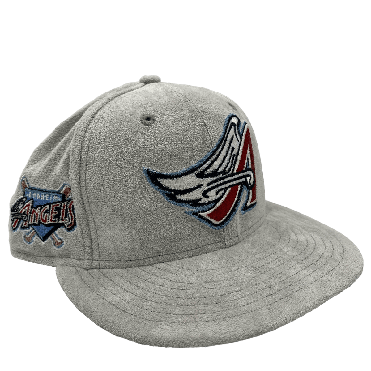 59FIFTY Los Angeles Angels Black/Gray 60 Years Patch