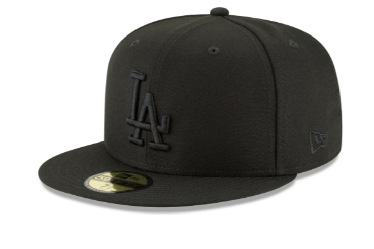Brooklyn Dodgers Fitted Cap Hat Black & White Unworn S/M