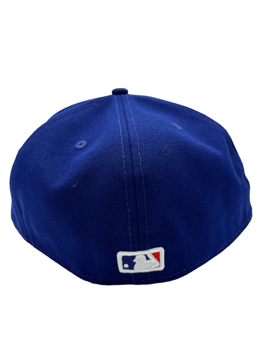Los Angeles Dodgers New Era Custom 59Fifty Blue Visor Patch Fitted Hat