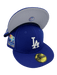 New Era Fitted Hat Los Angeles Dodgers New Era Custom Blue Patches All Over 59FIFTY Fitted Hat