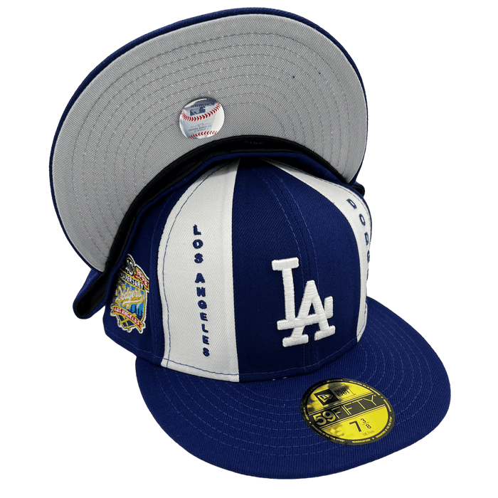 Los Angeles Dodgers New Era Custom Blue Pinwheel Side Patch 59FIFTY Fitted Hat