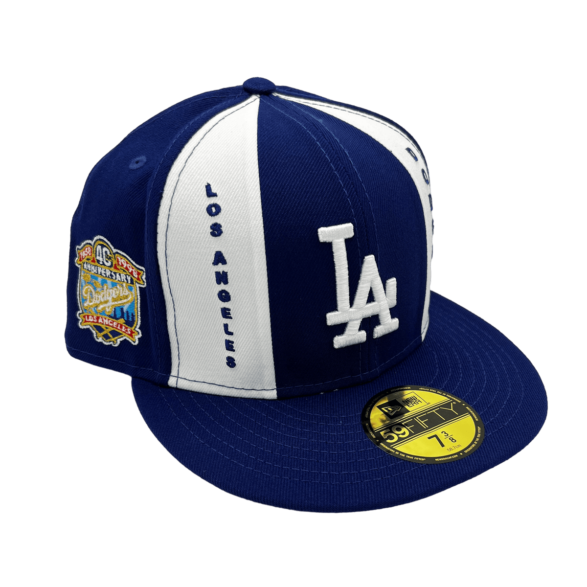 Los Angeles Dodgers New Era Custom 59FIFTY Blue/Mint Visor Patch Fitted Hat, 7 3/8 / Blue/Mint