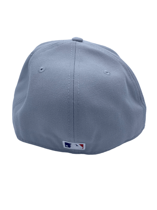 New Era Fitted Hat Los Angeles Dodgers New Era Custom Gray/Tie Dye Side Patch 59FIFTY Fitted Hat