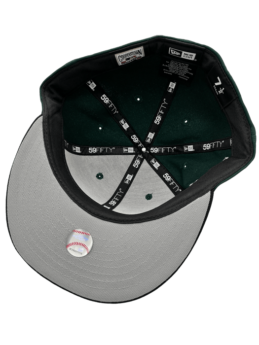 New Era Fitted Hat Los Angeles Dodgers New Era Custom Green Freedom Writers Side Patch 59FIFTY Fitted Hat