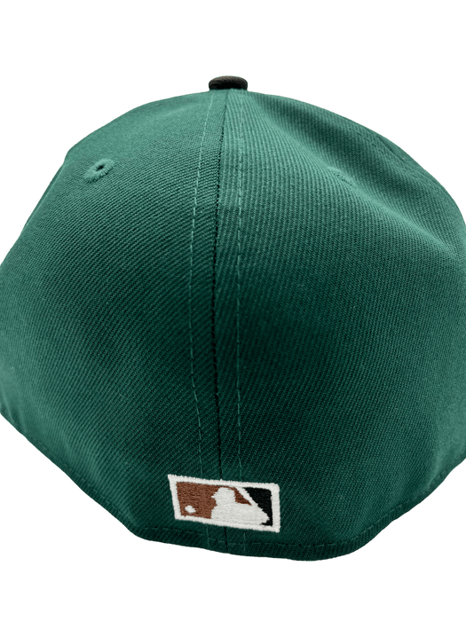 New Era Fitted Hat Los Angeles Dodgers New Era Custom Green Freedom Writers Side Patch 59FIFTY Fitted Hat