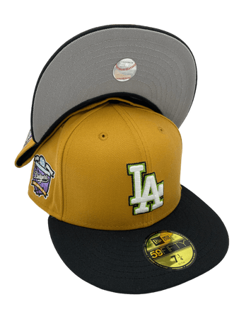 Los Angeles Dodgers New Era Custom FW Green Side Patch 59FIFTY Fitted Hat, 7 3/4 / Green