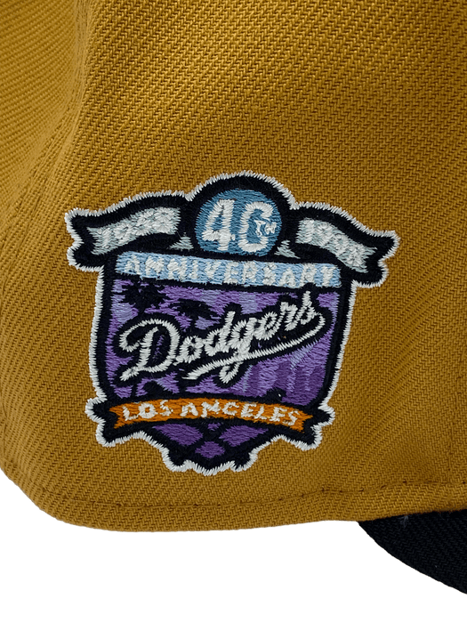 Los Angeles Dodgers New Era Custom G5 Tan Side Patch 59FIFTY Fitted Hat