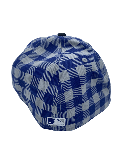 Atlanta Braves New Era Plaid Top Custom Side Patch 59FIFTY Fitted Hat, 7 1/8 / Plaid